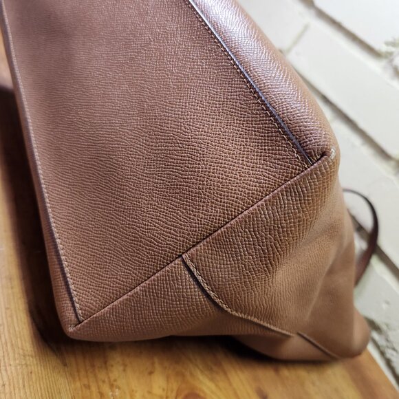 Euc Coach City Zip Top Brown Leather Shoulder Bag w/Wallet Purse - Picture 11 of 16